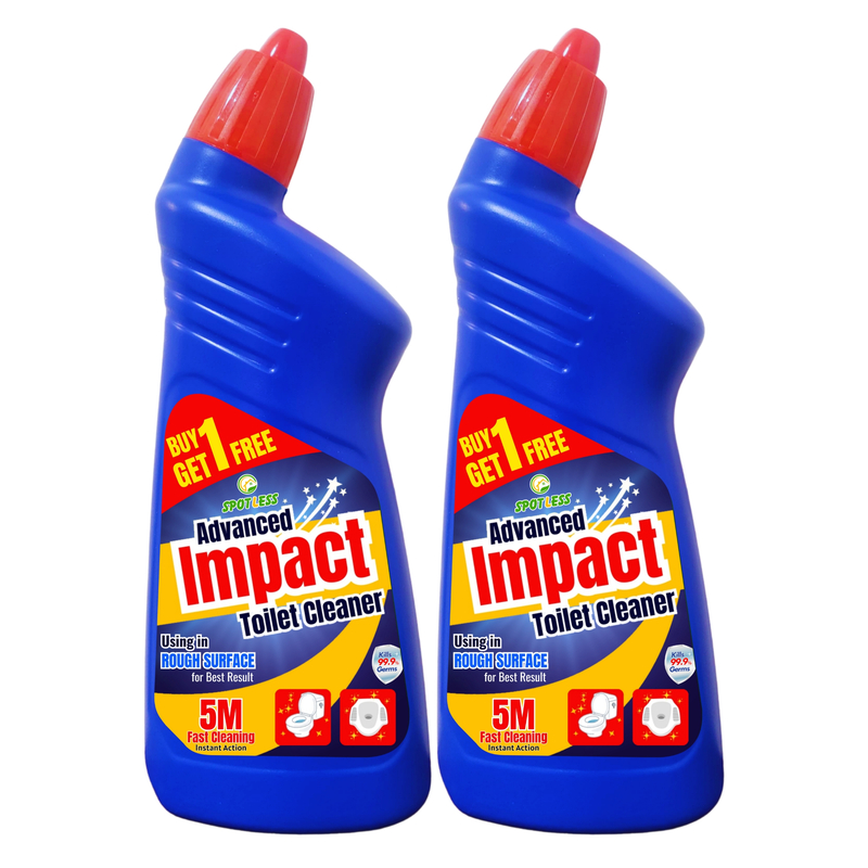 Impact Toilet Cleaner 500ml – Strong Disinfectant for Tough Stains & Odour (Pack of 2)